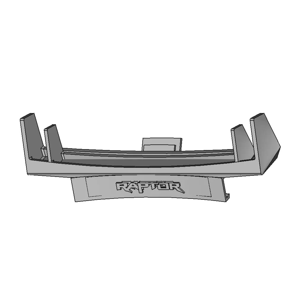 2011-2014 Ford F-150 Raptor Instrument Panel Iphone Mount | 3D Engineering Design File_60_30_degree_snapshot