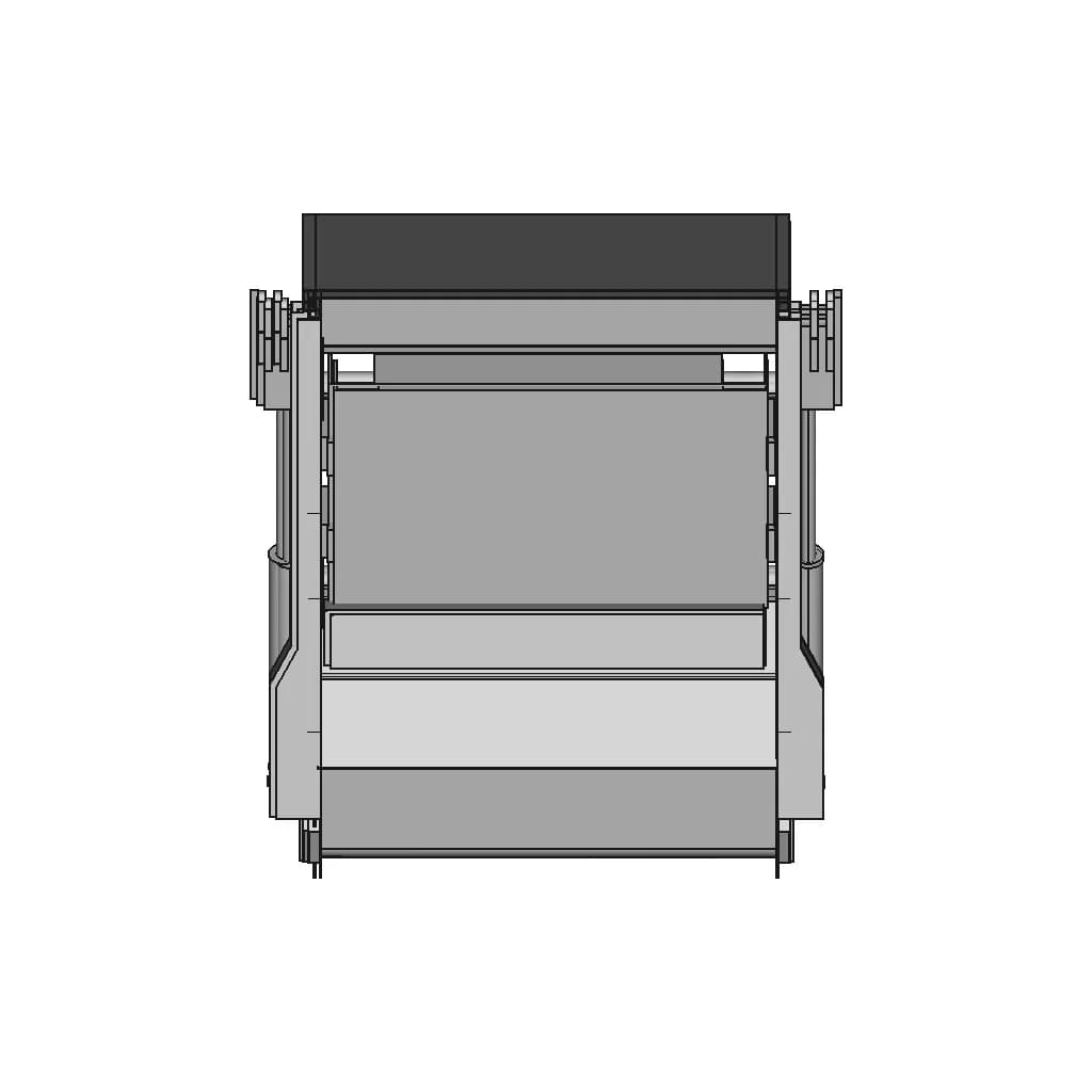 Garbage Compactor Tail Gate | 3D Engineering Design File_0_270_degree_snapshot
