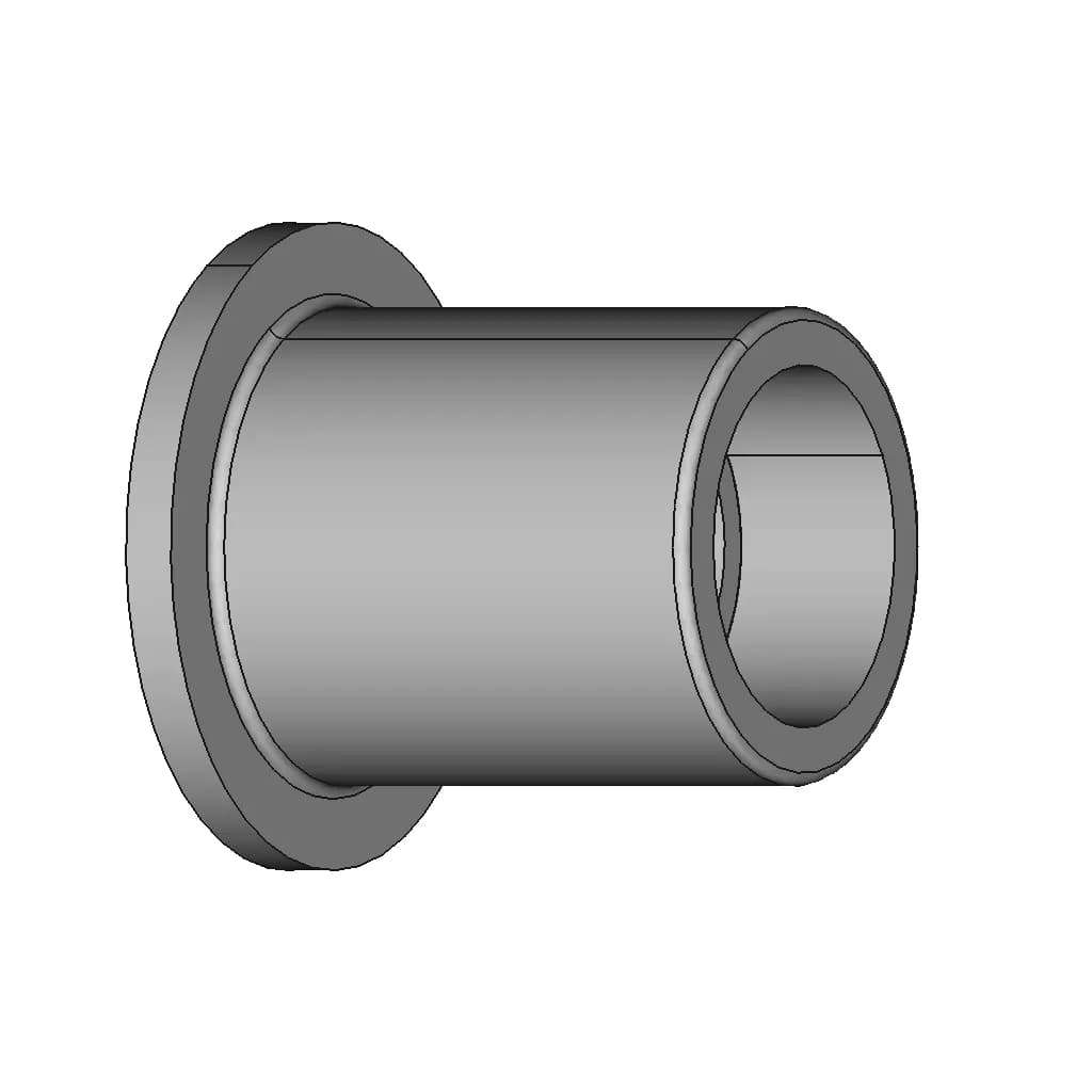 Ступицы Классики Под Двухрядный Подшипник | High-Quality CAD Model_60_30_degree_snapshot