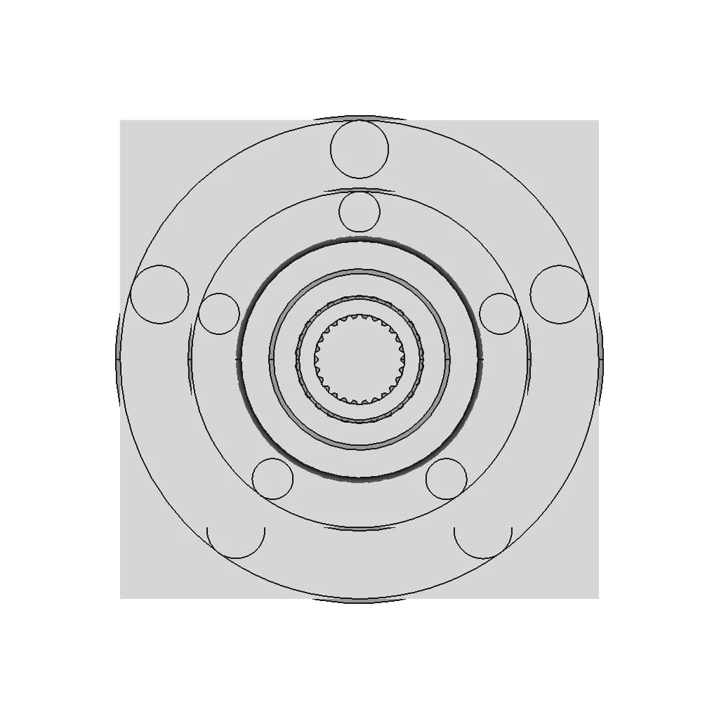 Flange Pinnion - Standard Mechanical Component_270_0_degree_snapshot