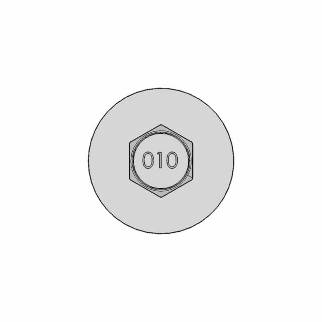 M8-1.25 X 45Mm Hex Washer Head Bolt - Standard Mechanical Component