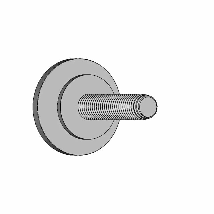 M8-1.25 X 45Mm Hex Washer Head Bolt - Standard Mechanical Component