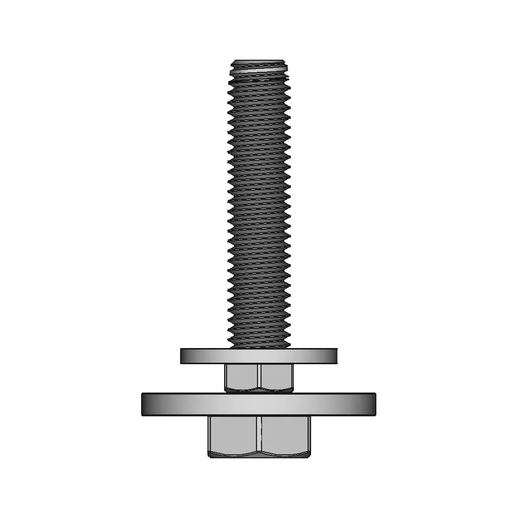 M8-1.25 X 45Mm Hex Washer Head Bolt - Standard Mechanical Component_270_0_degree_snapshot