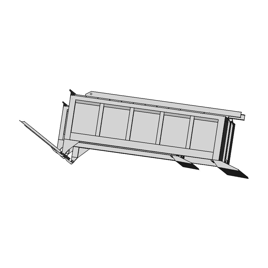 Dump Truck Body 10 Tons Load Capacity | High-Quality CAD Model_0_90_degree_snapshot