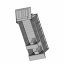 Dump Truck Body 10 Tons Load Capacity | High-Quality CAD Model_60_30_degree_snapshot