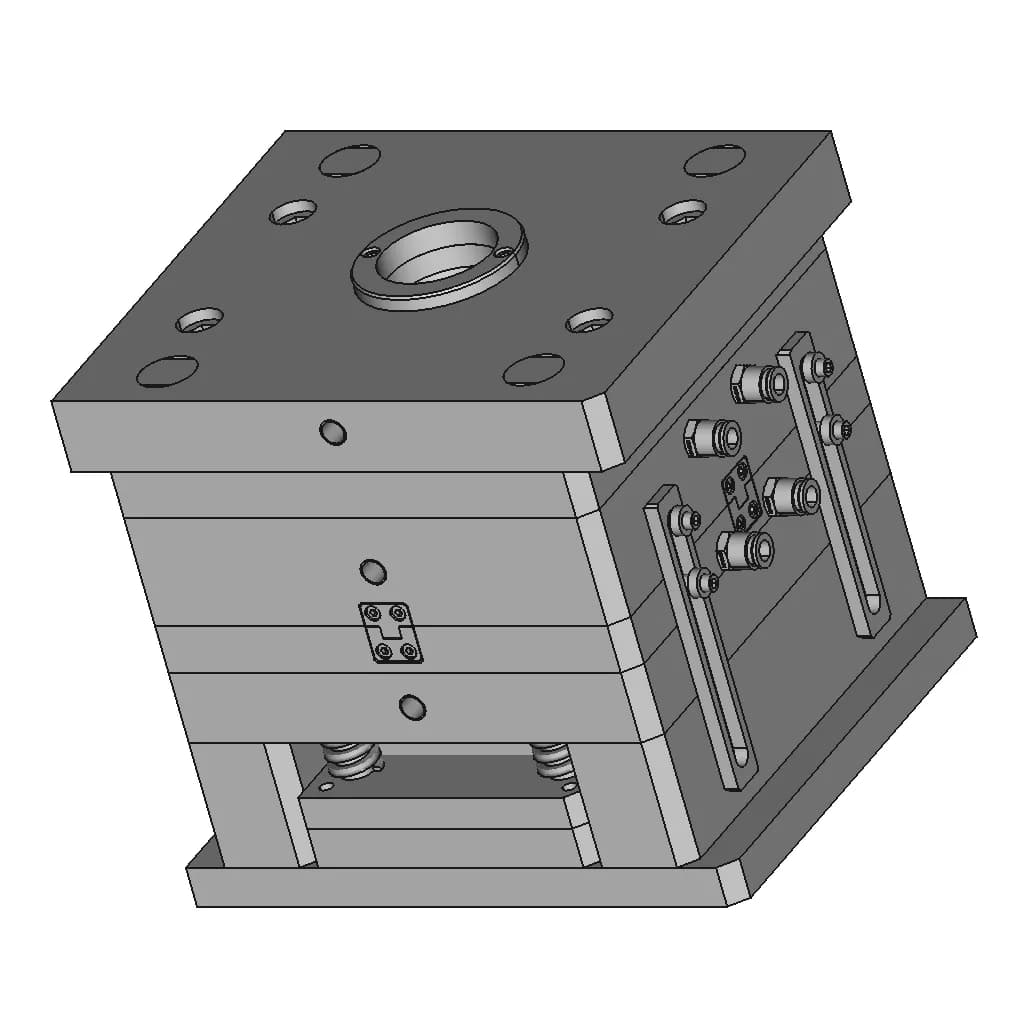 Cpu Fan Mold (Share 3D & 2D Drawing) | 3D Engineering Design File_60_30_degree_snapshot