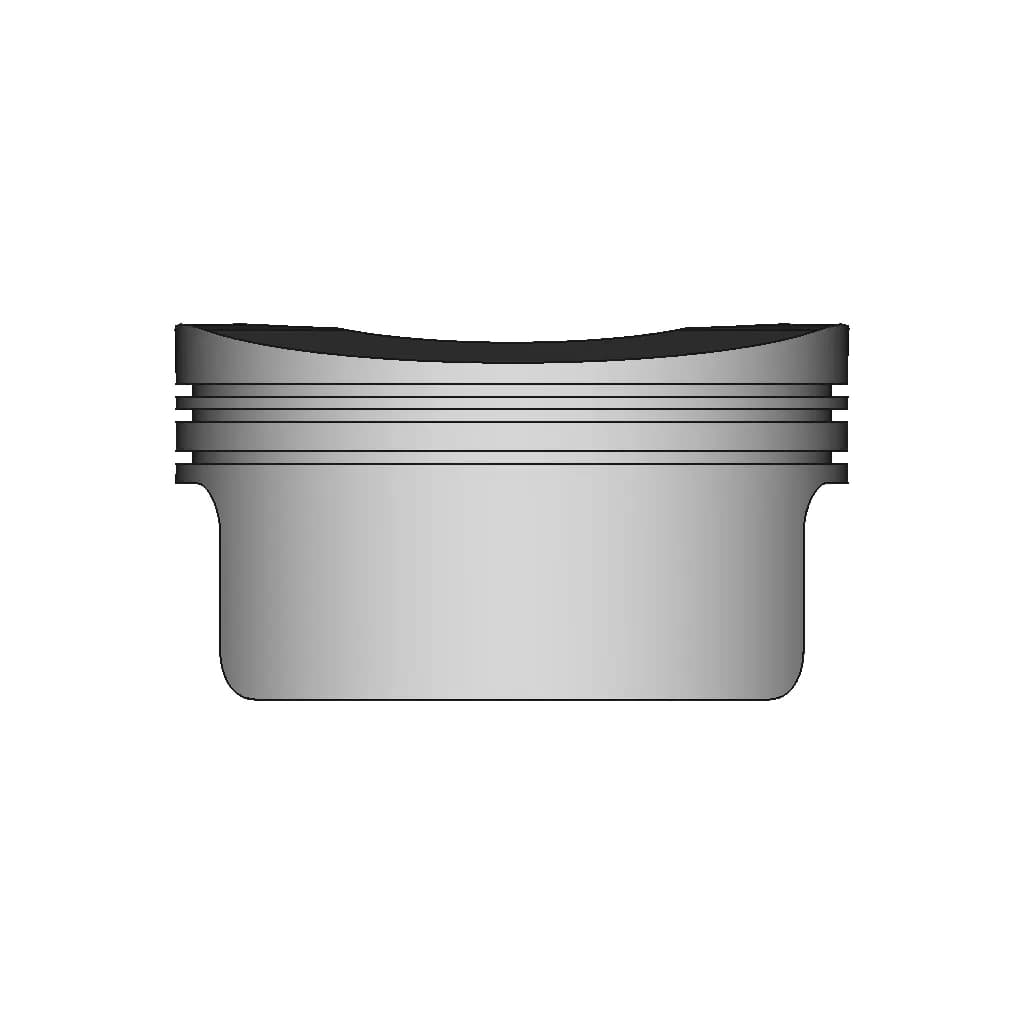 Engine Piston Head Mixed Type | 3D Engineering Design File_0_90_degree_snapshot