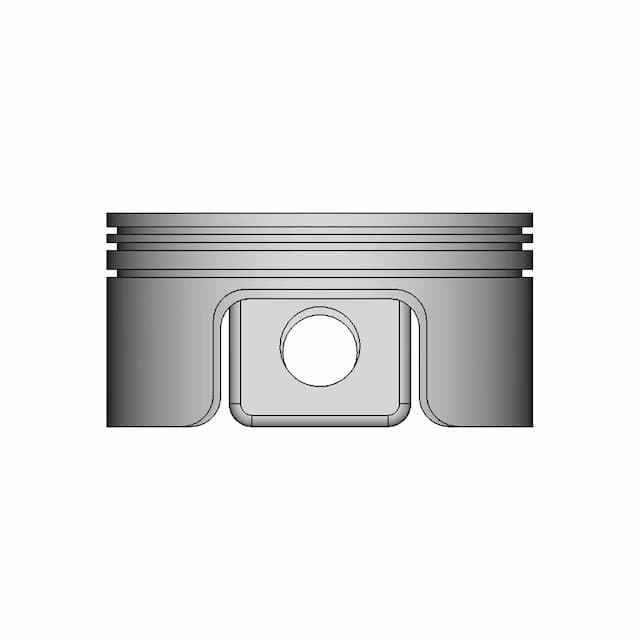 Engine Piston Head Concave Type | 3D Engineering Design File