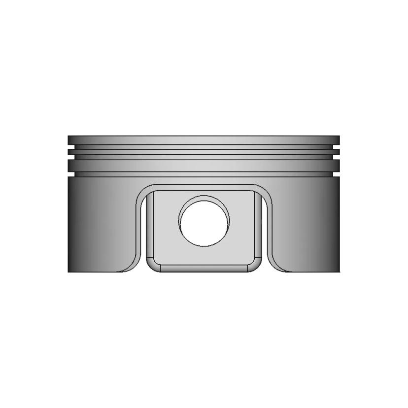 Engine Piston Head Concave Type | 3D Engineering Design File