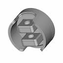 Engine Piston Head Concave Type | 3D Engineering Design File_60_30_degree_snapshot