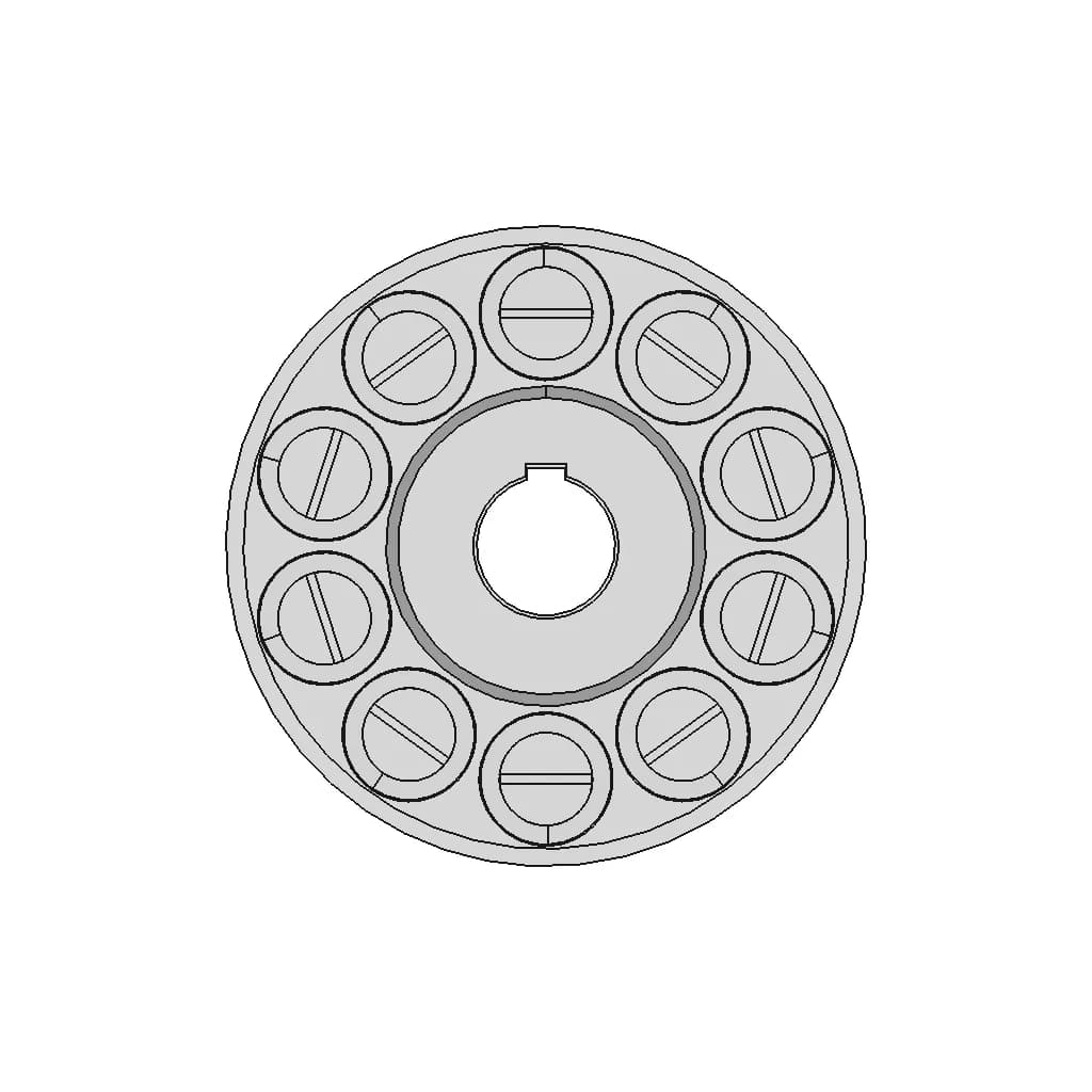 Муфта Мувп 1000 50-1 50-2 Гост 21424-93 - Standard Mechanical Component_0_90_degree_snapshot
