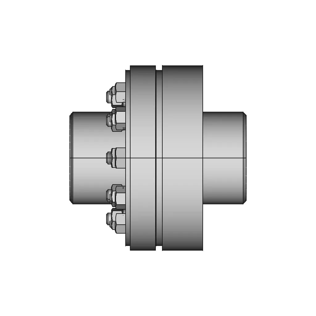 Муфта Мувп 1000 50-1 50-2 Гост 21424-93 - Standard Mechanical Component_270_0_degree_snapshot
