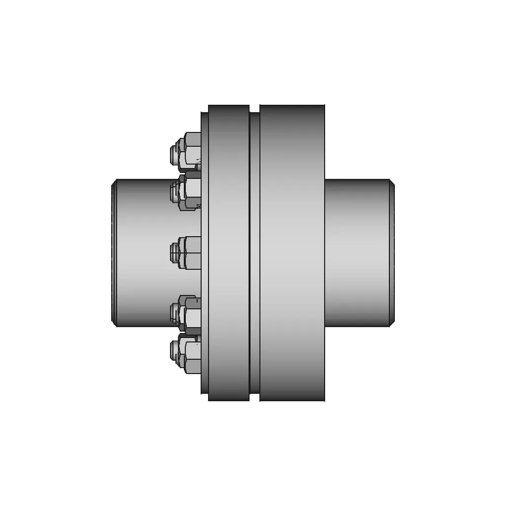 Муфта Мувп 1000 50-1 50-2 Гост 21424-93 - Standard Mechanical Component_90_0_degree_snapshot