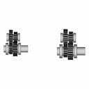 Two Stage Gear System | 3D Engineering Design File_90_0_degree_snapshot
