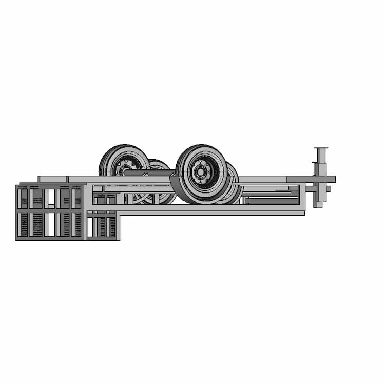 Heavy Motor Cycle Transportation Trailer - Standard Mechanical Component