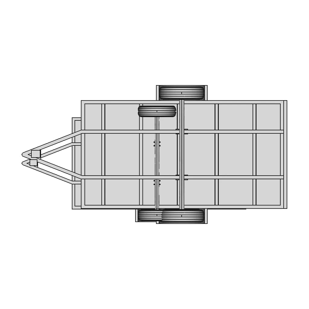 Heavy Motor Cycle Transportation Trailer - Standard Mechanical Component_270_0_degree_snapshot