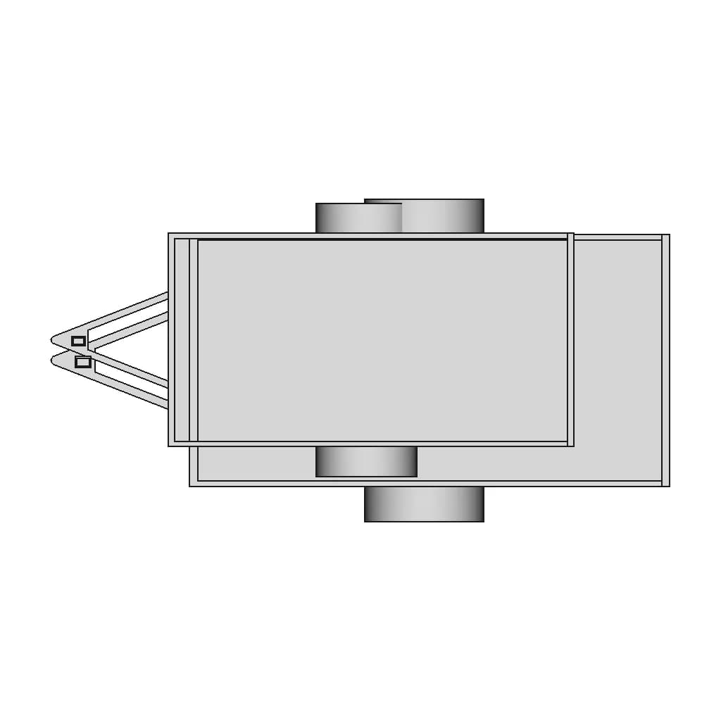 Heavy Motor Cycle Transportation Trailer - Standard Mechanical Component_90_0_degree_snapshot