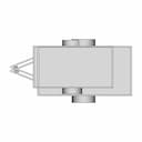 Heavy Motor Cycle Transportation Trailer - Standard Mechanical Component_90_0_degree_snapshot
