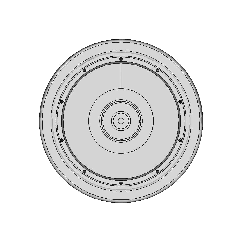 Motorcycle &E-Bicycle Outer Rotor Motor | High-Quality CAD Model_270_0_degree_snapshot