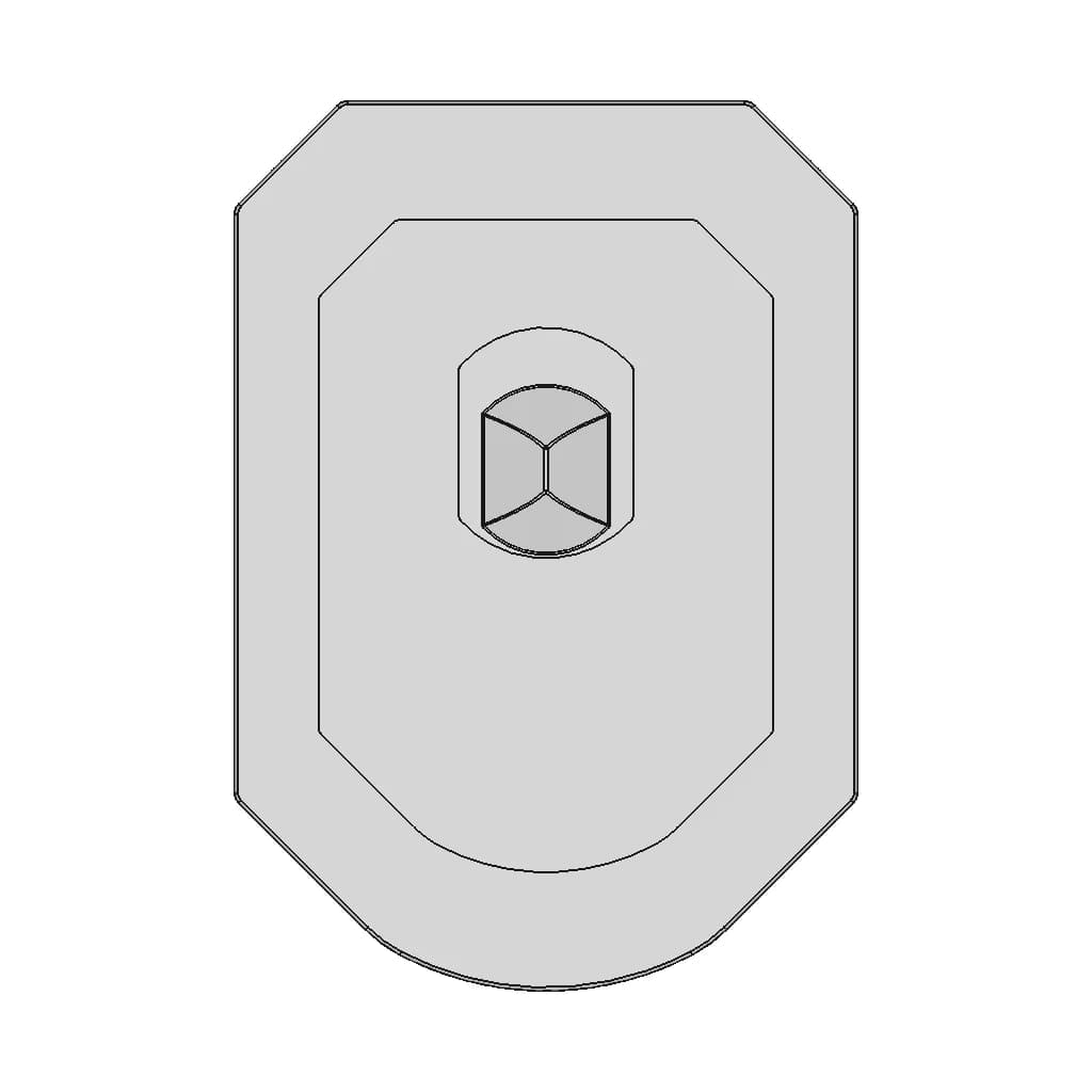 Rear View Mirror Button | 3D Engineering Design File_90_0_degree_snapshot
