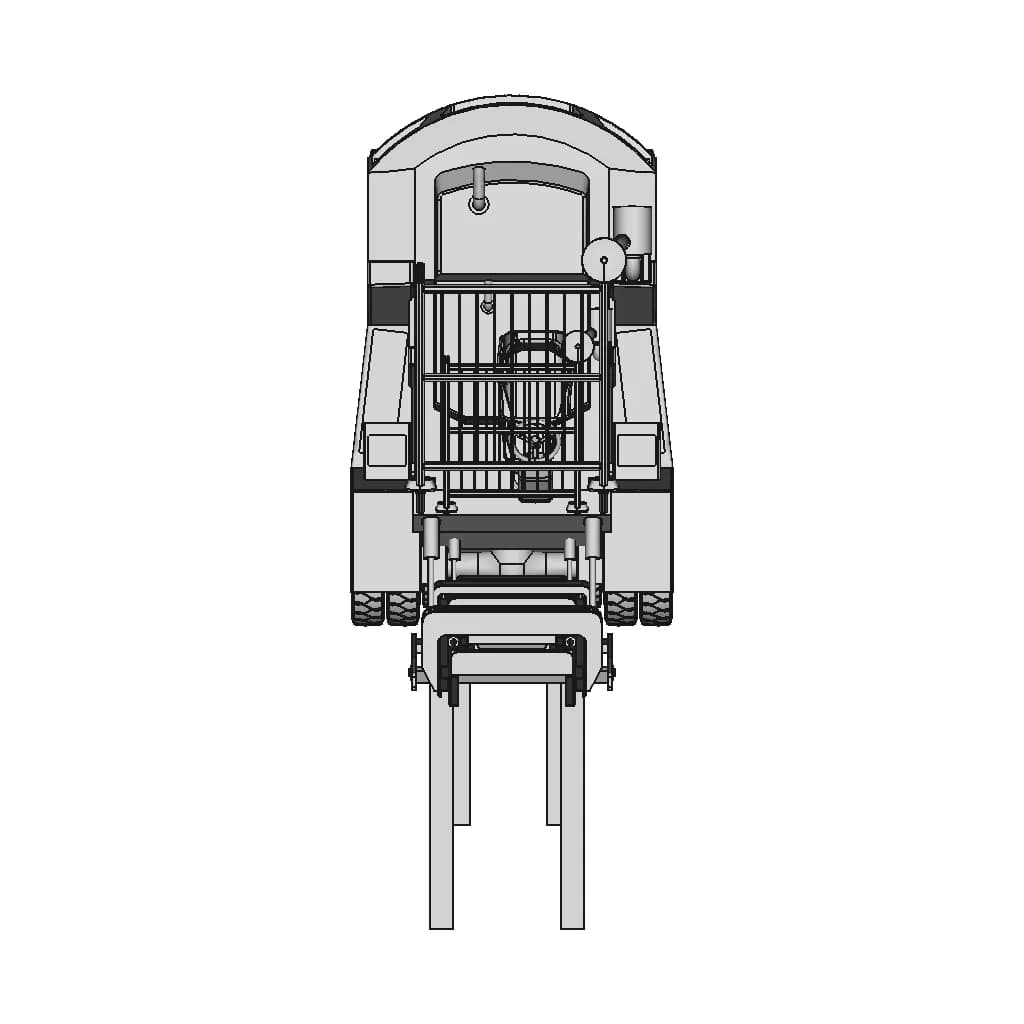 Cat Dp70 Body Cat Dp50 -5 Tonne Fork Spec..Iam | 3D Engineering Design File_270_0_degree_snapshot