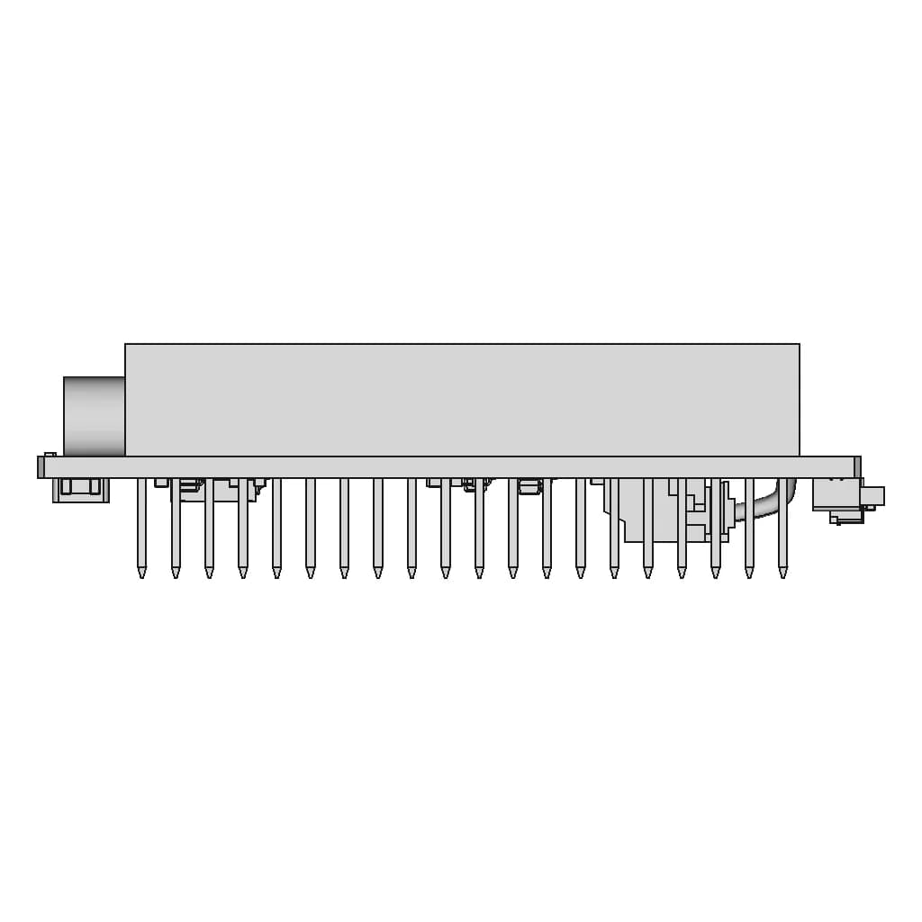 Waveshare Pico Ups Hat (B) | High-Quality CAD Model_270_0_degree_snapshot