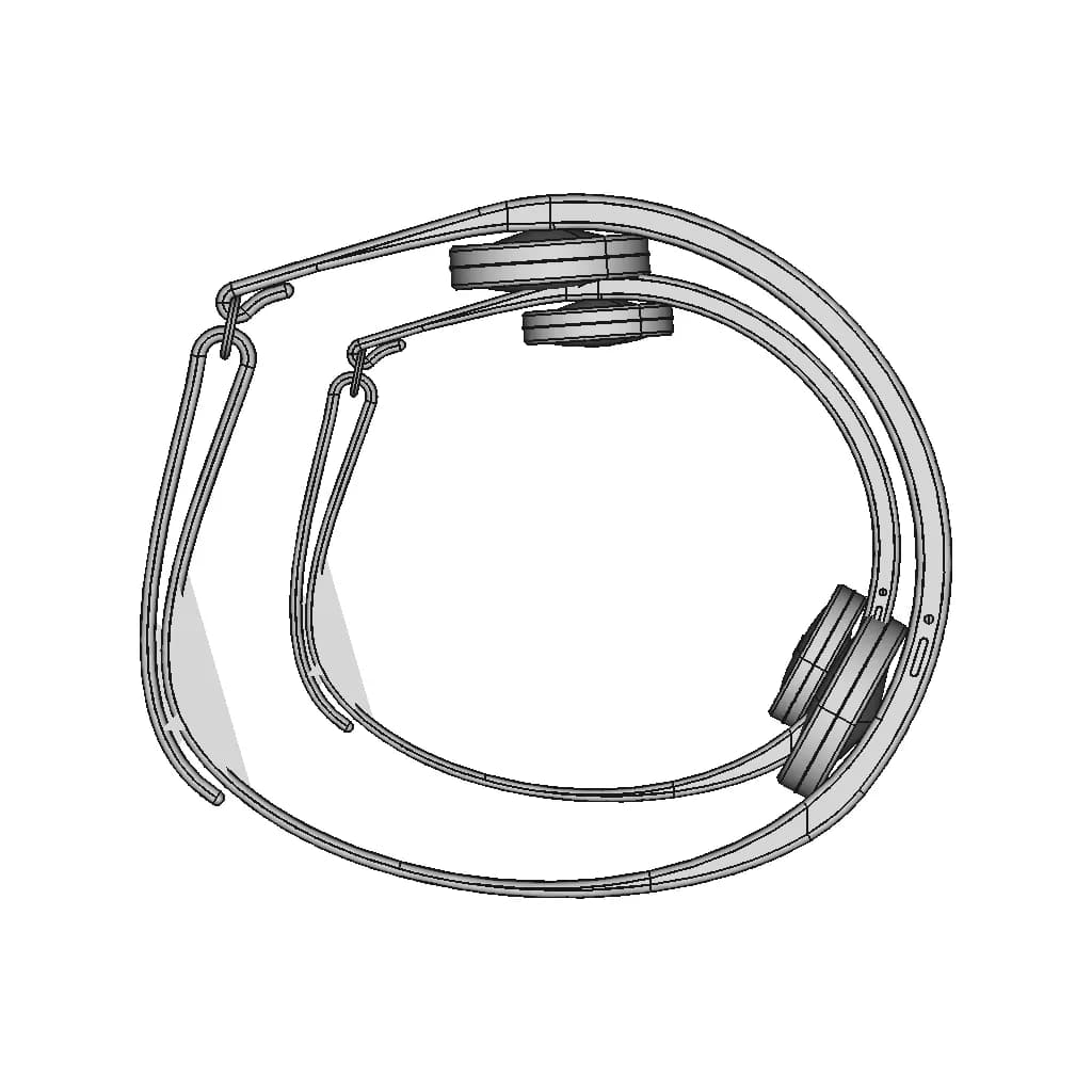 Neurostimulation Headset | 3D Engineering Design File_270_0_degree_snapshot