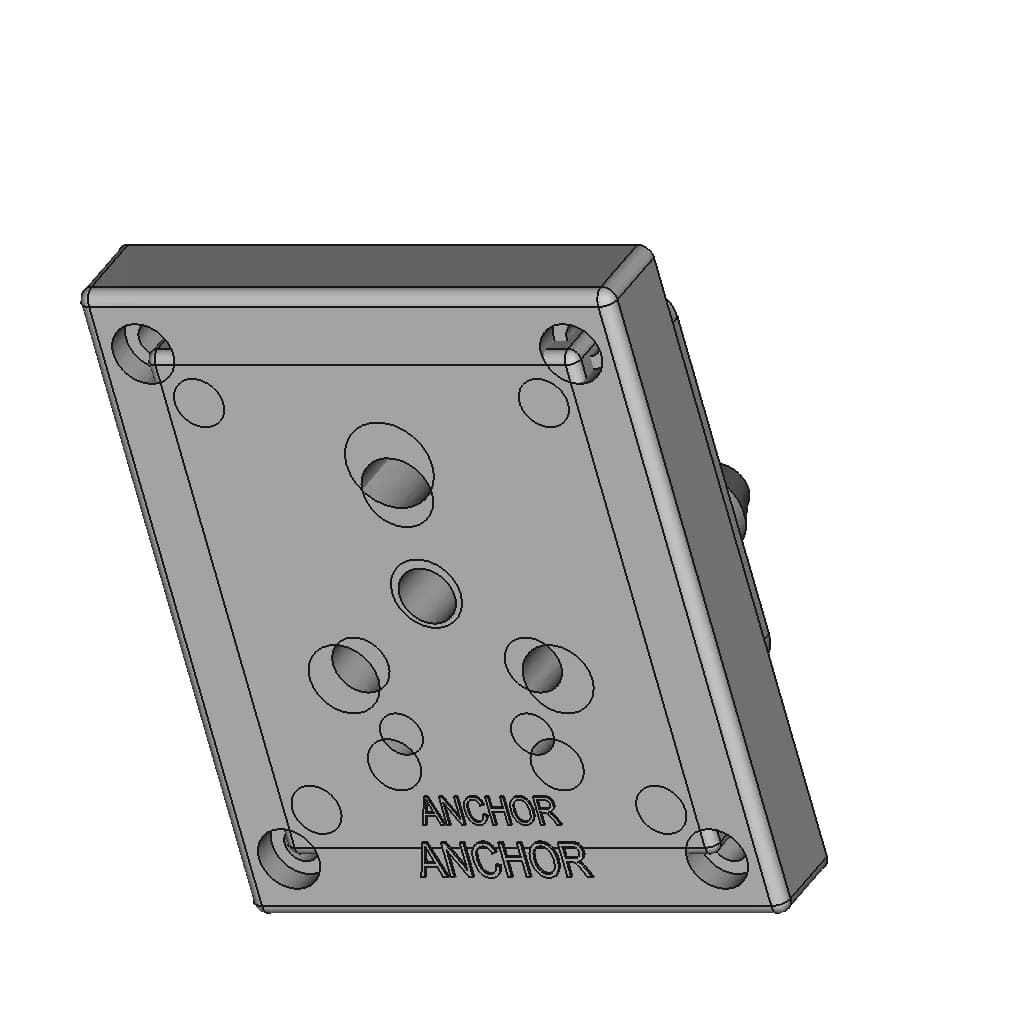 Indian Socket 16 Amp | High-Quality CAD Model_60_30_degree_snapshot