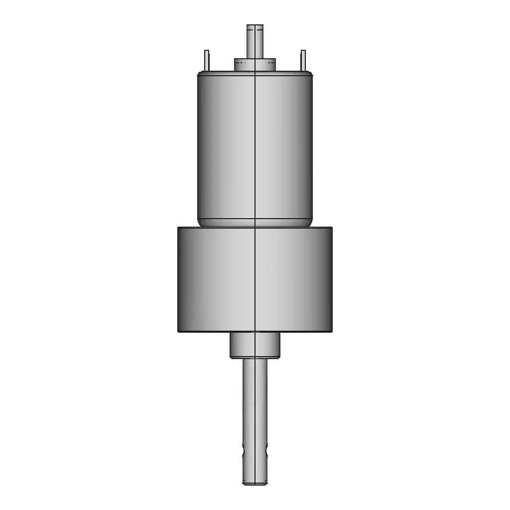 12V 200 Rpm Johnson Geared Dc Motor - Downloadable CAD Representation_0_0_degree_snapshot