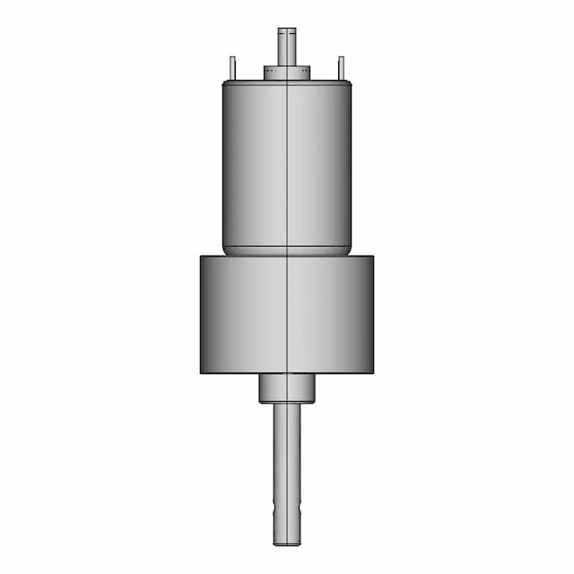 12V 200 Rpm Johnson Geared Dc Motor - Downloadable CAD Representation