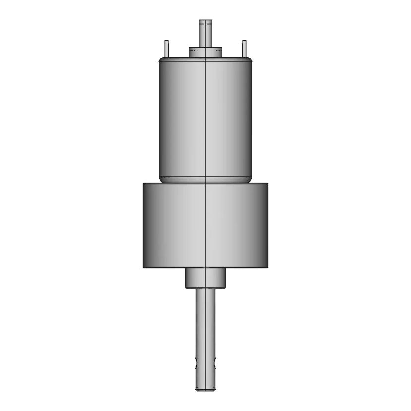12V 200 Rpm Johnson Geared Dc Motor - Downloadable CAD Representation