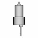 12V 200 Rpm Johnson Geared Dc Motor - Downloadable CAD Representation_0_270_degree_snapshot