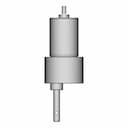 12V 200 Rpm Johnson Geared Dc Motor - Downloadable CAD Representation_0_90_degree_snapshot