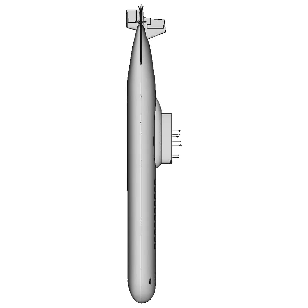 Typhoon Class Submarine | 3D Engineering Design File_0_270_degree_snapshot