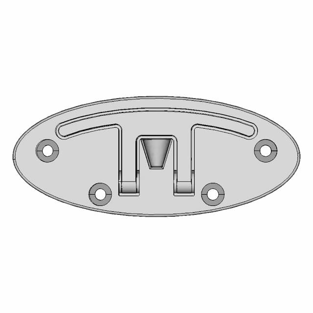 Yacht Stainless Steel Foldable Bollard Model-2 - Downloadable CAD Representation