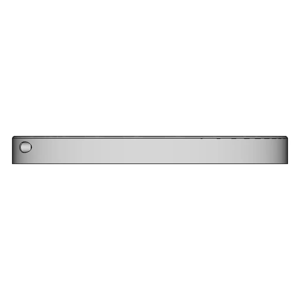 Yacht Stainless Steel Foldable Bollard Model-2 - Downloadable CAD Representation_90_0_degree_snapshot