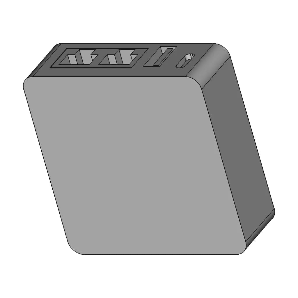 Gl_Inet Security Gateway Gl-Mt2500A | High-Quality CAD Model_60_30_degree_snapshot