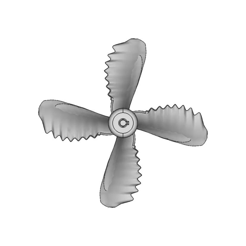 Biomimetic Marine Propeller - Standard Mechanical Component
