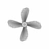 Biomimetic Marine Propeller - Standard Mechanical Component_0_0_degree_snapshot