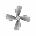 Biomimetic Marine Propeller | High-Quality CAD Model_0_0_degree_snapshot
