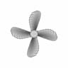 Biomimetic Marine Propeller | High-Quality CAD Model_0_0_degree_snapshot