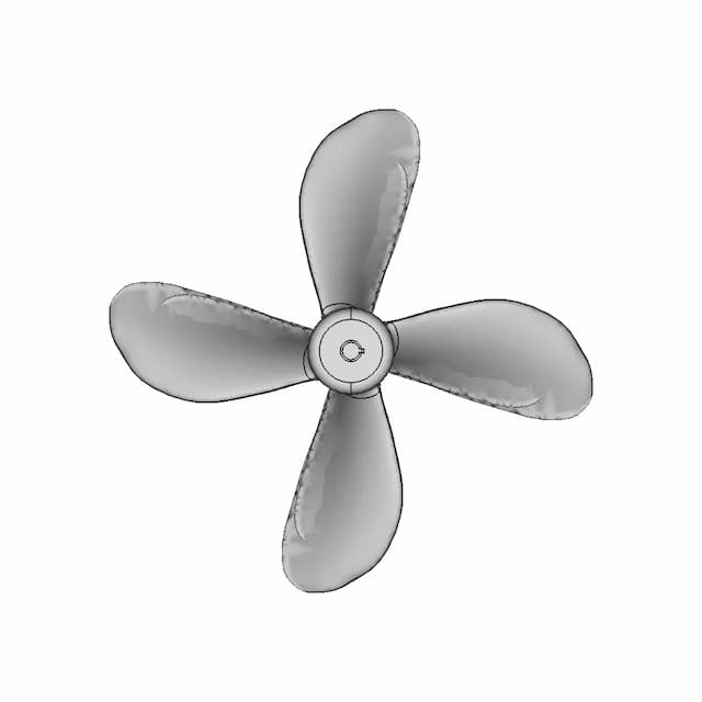 Marine Propeller | High-Quality CAD Model