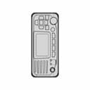 Ic-M330G Vhf Marine Transceiver | High-Quality CAD Model_0_90_degree_snapshot