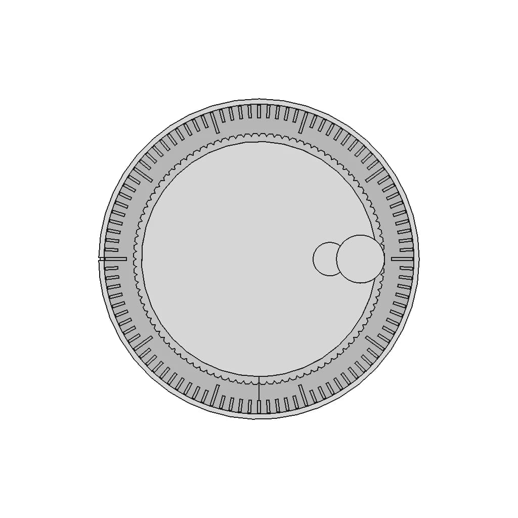 ∅60 Handwheel 5V 100Pulse - Downloadable CAD Representation_0_270_degree_snapshot