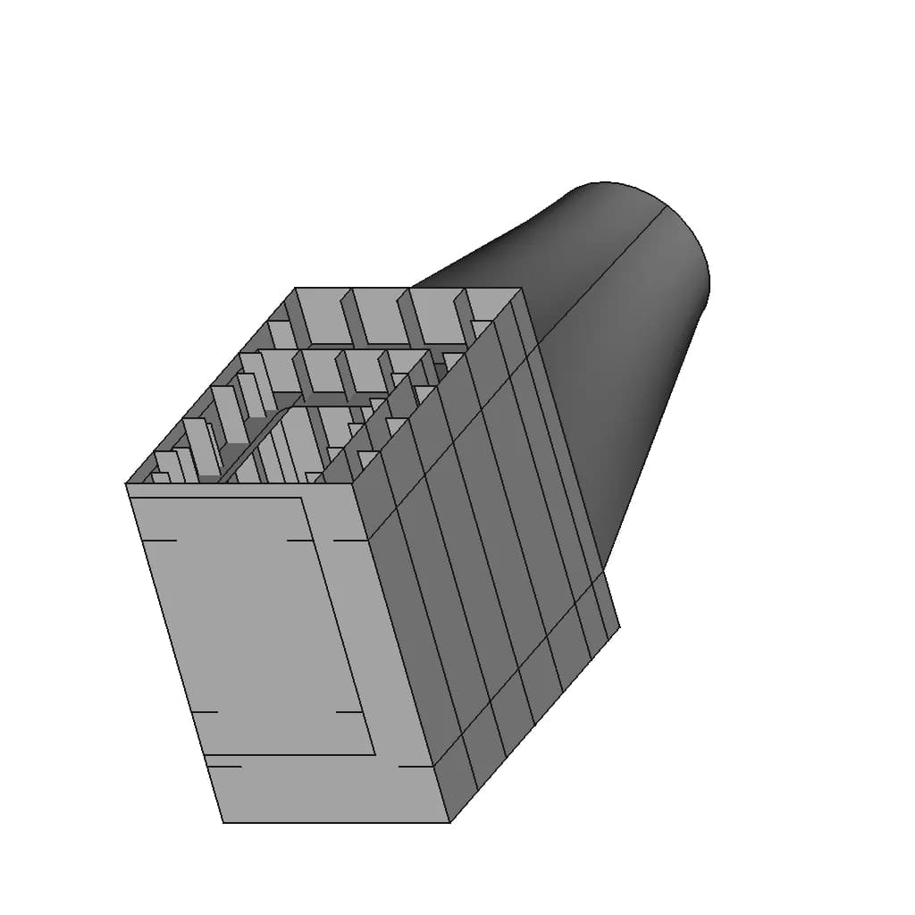 Ship Deck Crane On Ship Side | 3D Engineering Design File_60_30_degree_snapshot