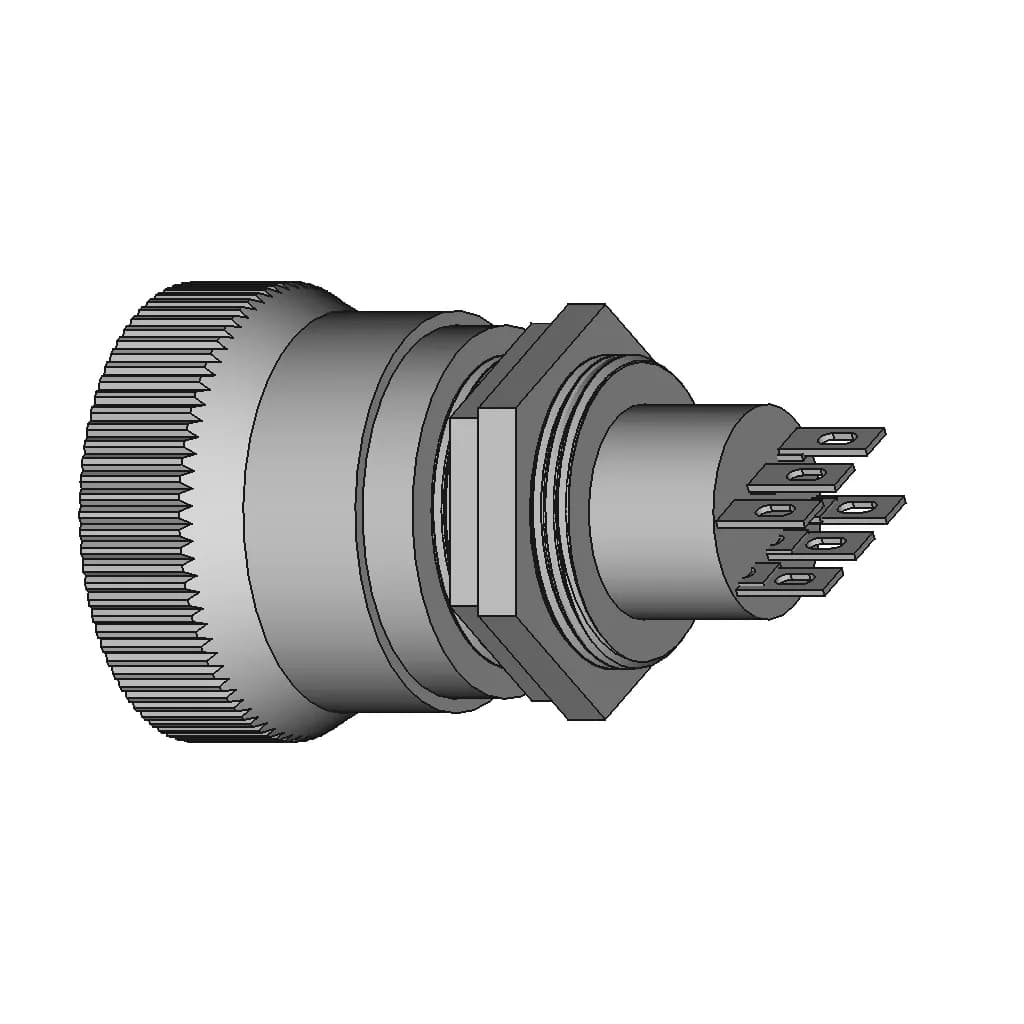 Arrêt D'Urgence ∅32 Emergency Stop | High-Quality CAD Model_60_30_degree_snapshot