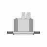 Iec320 C13 Panel Connector With Fuse Holder | High-Quality CAD Model_270_0_degree_snapshot