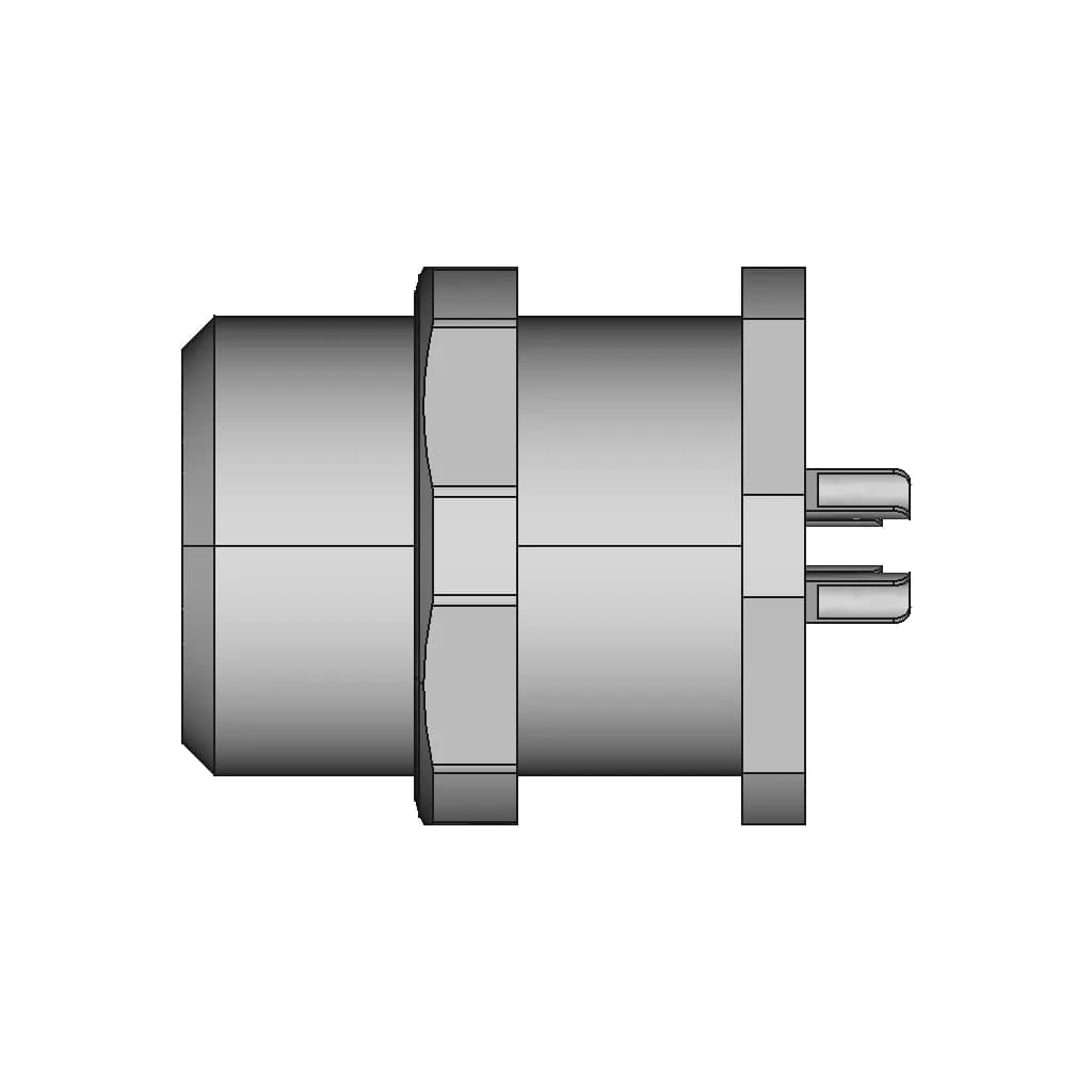 Connector For The Unit - St1213.P4 - Weipu (4 Pins, Ip67, Male) - Downloadable CAD Representation_0_0_degree_snapshot