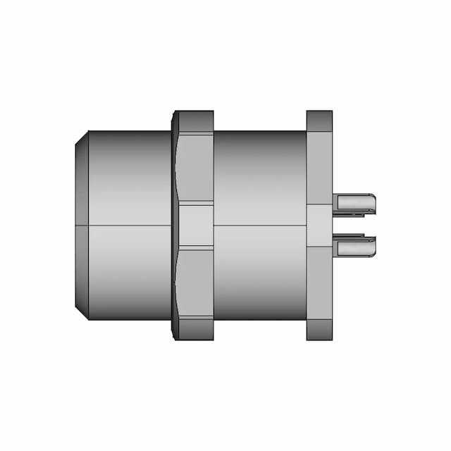 Connector For The Unit - St1213.P4 - Weipu (4 Pins, Ip67, Male) - Downloadable CAD Representation