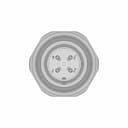 Connector For The Unit - St1213.P4 - Weipu (4 Pins, Ip67, Male) - Downloadable CAD Representation_0_270_degree_snapshot